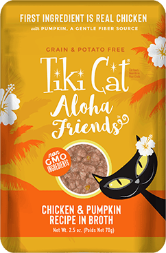 Tiki Cat Aloha Friends Chicken & Pumpkin